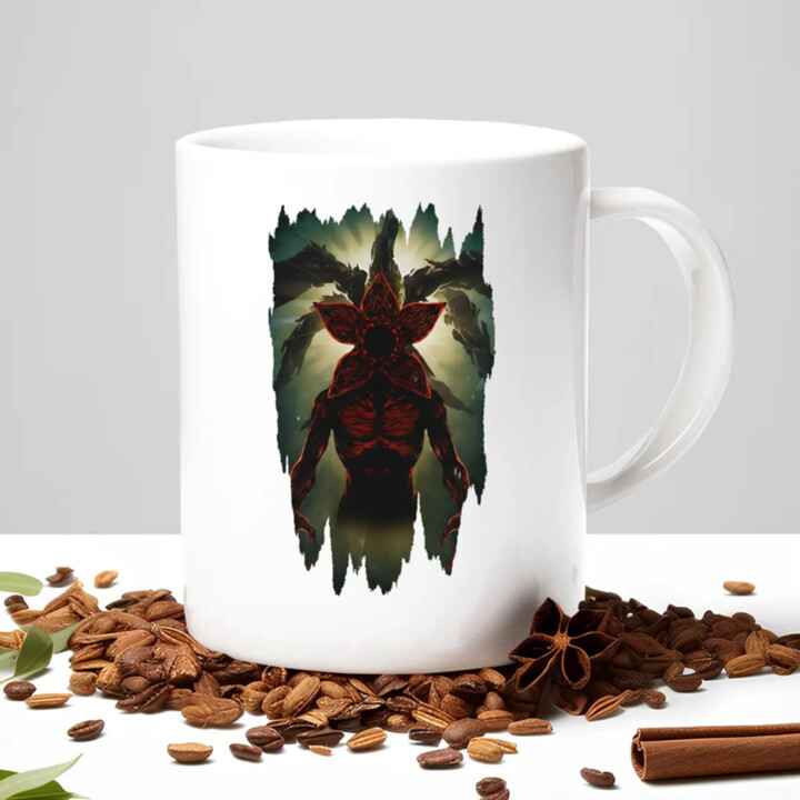 Demogorgon pre fanúšikov seriálu Stranger Things - keramický hrnček s potlačou