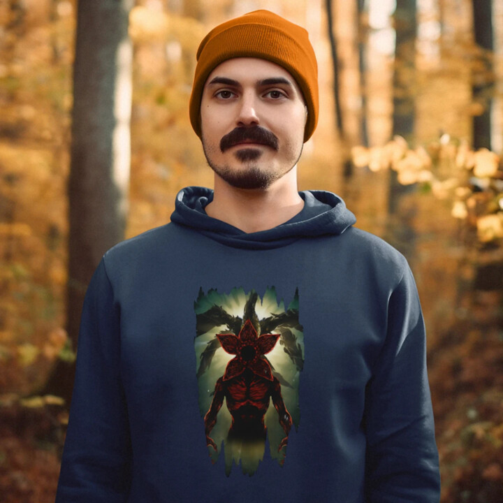Demogorgon pre fanúšikov seriálu Stranger Things  - pánska mikina s potlačou