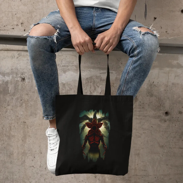 Demogorgon pre fanúšikov seriálu Stranger Things - taška s potlačou