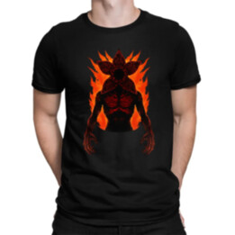 Demogorgon v2 pre fanúšikov seriálu Stranger Things - pánske tričko s potlačou