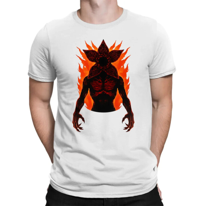 Demogorgon v2 pre fanúšikov seriálu Stranger Things - pánske tričko s potlačou