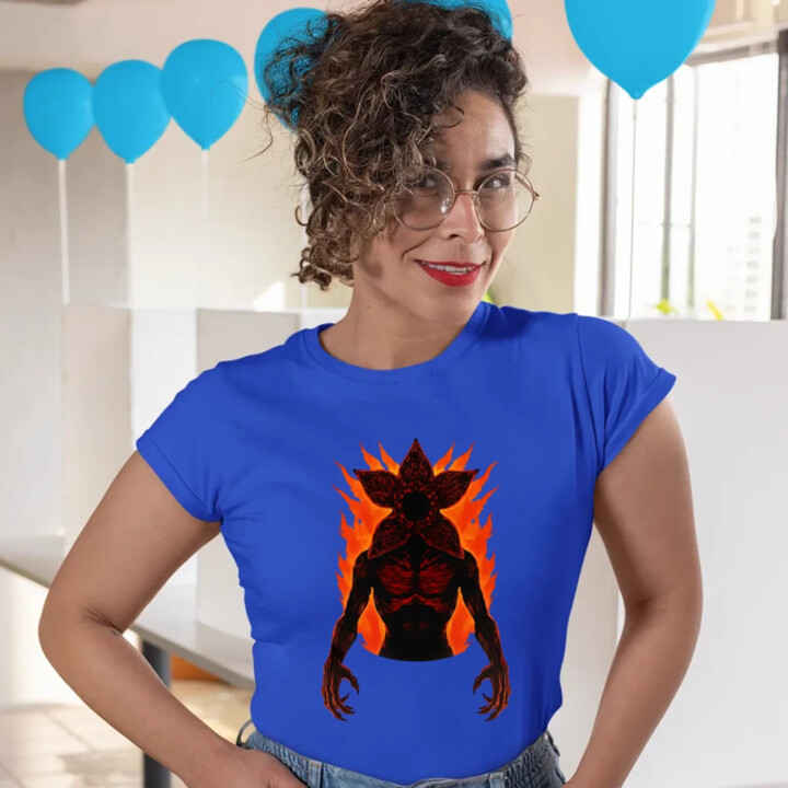 Demogorgon v2 pre fanúšikov seriálu Stranger Things - dámske tričko s potlačou