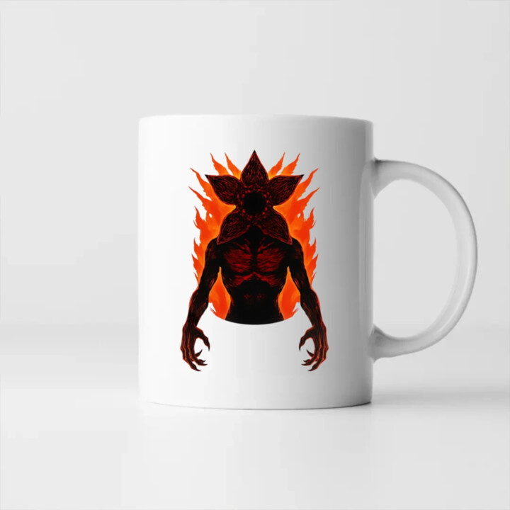 Demogorgon v2 pre fanúšikov seriálu Stranger Things - keramický hrnček s potlačou
