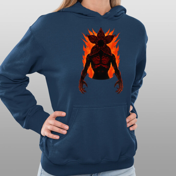 Demogorgon v2 pre fanúšikov seriálu Stranger Things  - dámska mikina s potlačou