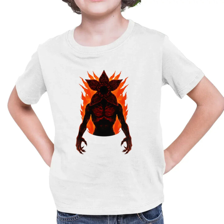 Demogorgon v2 pre fanúšikov seriálu Stranger Things - detské tričko s potlačou