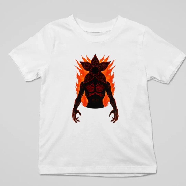 Demogorgon v2 pre fanúšikov seriálu Stranger Things - detské tričko s potlačou
