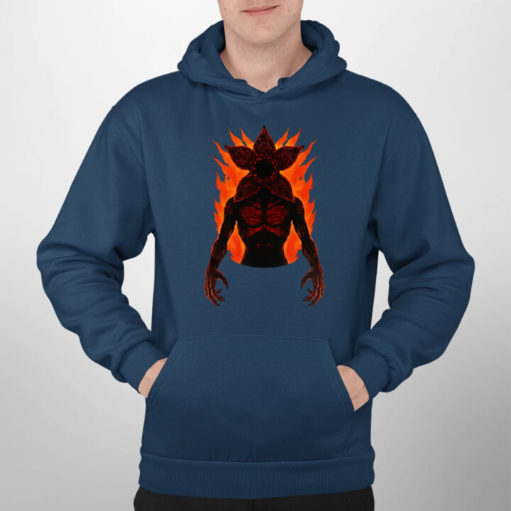 Demogorgon v2 pre fanúšikov seriálu Stranger Things  - pánska mikina s potlačou