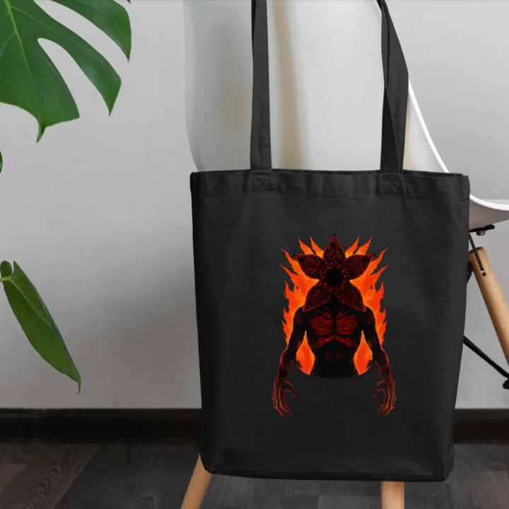 Demogorgon v2 pre fanúšikov seriálu Stranger Things - taška s potlačou