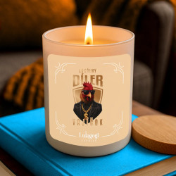 Lokálny díler vajíčok - vonná svieca s potlačou