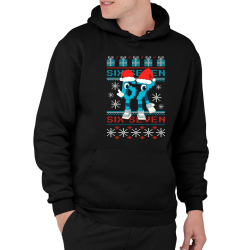 Six seven 67 - Italian Brainrot - vianočná verzia  - pánska mikina s potlačou