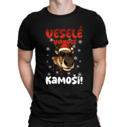 Veselé Vianoce, kamoši! - pánske tričko s potlačou