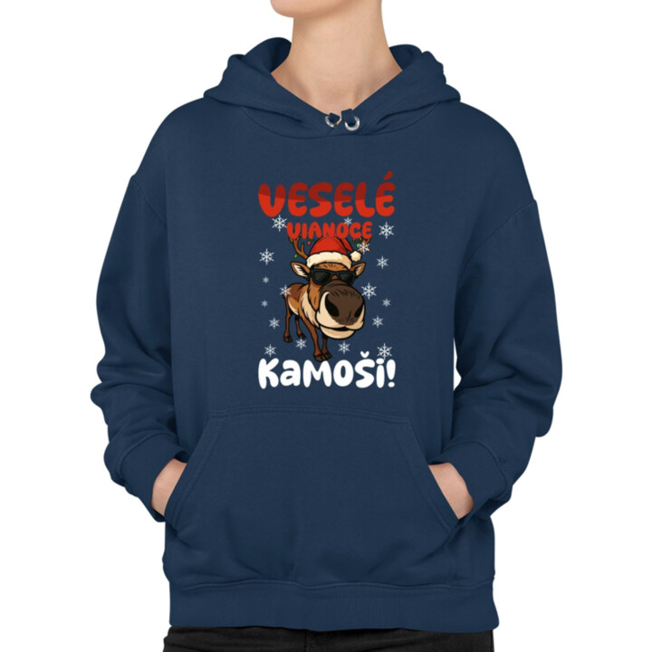 Veselé Vianoce, kamoši!  - dámska mikina s potlačou