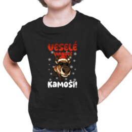 Veselé Vianoce, kamoši! - detské tričko s potlačou