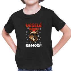 Veselé Vianoce, kamoši! - detské tričko s potlačou