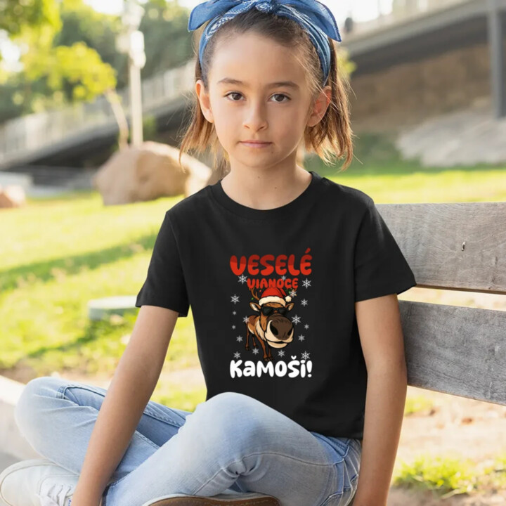 Veselé Vianoce, kamoši! - detské tričko s potlačou