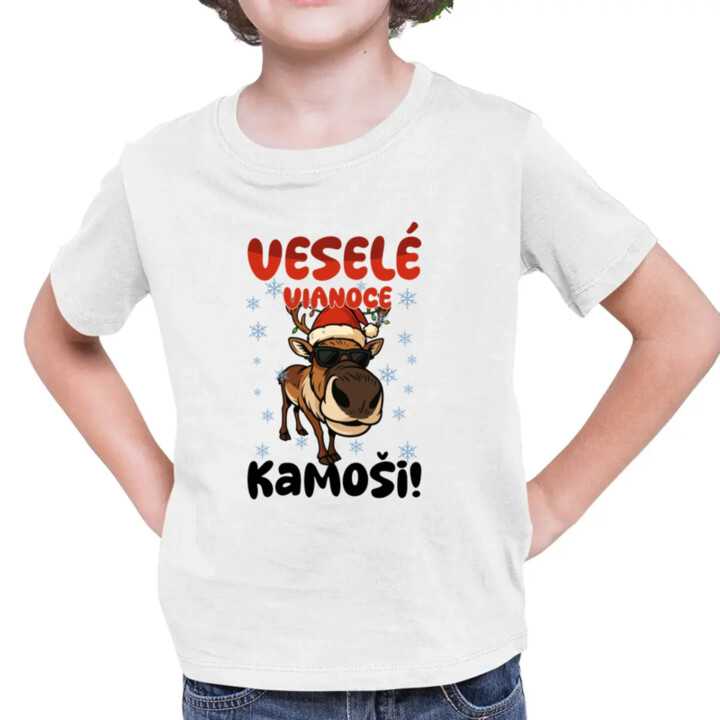 Veselé Vianoce, kamoši! - detské tričko s potlačou