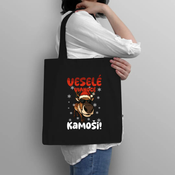 Veselé Vianoce, kamoši! - taška s potlačou