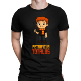 Petrificus Totalus - Ron Weasley - pánske tričko s potlačou pre fanúšikov série Harry Potter