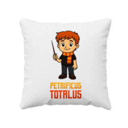 Petrificus Totalus - Ron Weasley - vankúš s potlačou pre fanúšikov série Harry Potter