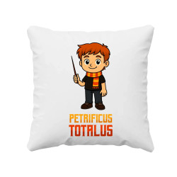 Petrificus Totalus - Ron Weasley - vankúš s potlačou pre fanúšikov série Harry Potter