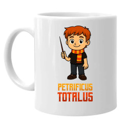 Petrificus Totalus - Ron Weasley - keramický hrnček s potlačou pre fanúšikov série Harry Potter