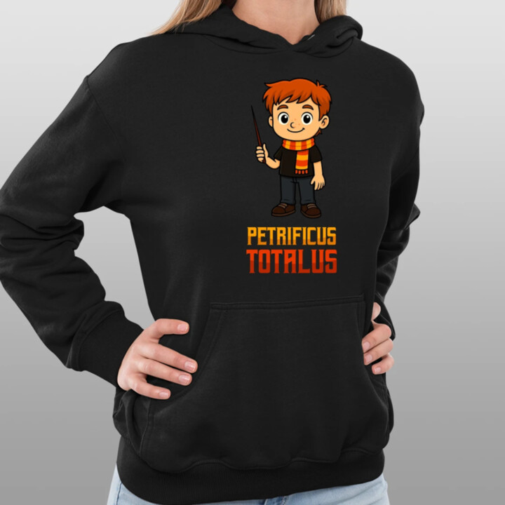 Petrificus Totalus - Ron Weasley  - dámska mikina s potlačou pre fanúšikov série Harry Potter