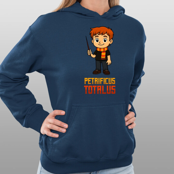 Petrificus Totalus - Ron Weasley  - dámska mikina s potlačou pre fanúšikov série Harry Potter