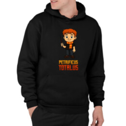 Petrificus Totalus - Ron Weasley  - pánska mikina s potlačou pre fanúšikov série Harry Potter