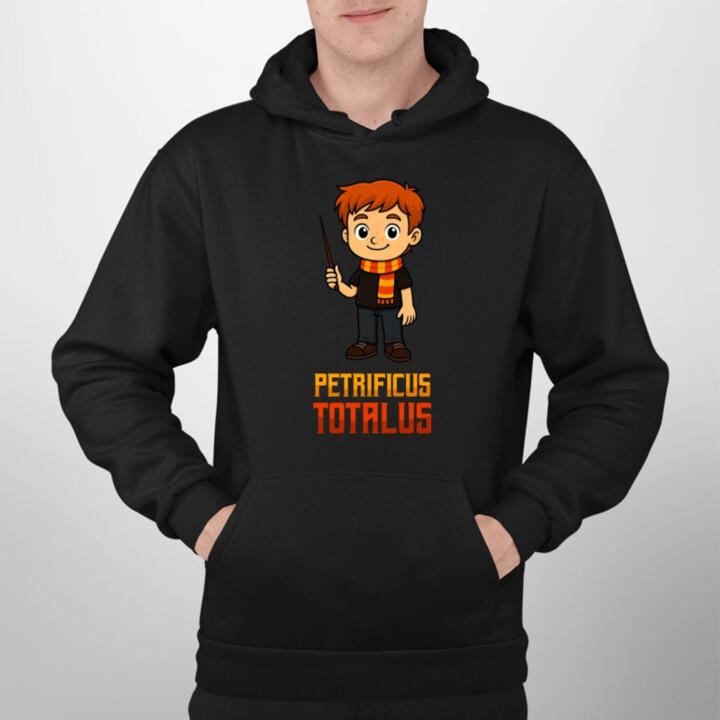 Petrificus Totalus - Ron Weasley  - pánska mikina s potlačou pre fanúšikov série Harry Potter