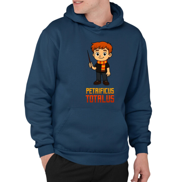 Petrificus Totalus - Ron Weasley  - pánska mikina s potlačou pre fanúšikov série Harry Potter
