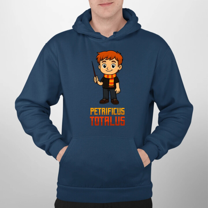 Petrificus Totalus - Ron Weasley  - pánska mikina s potlačou pre fanúšikov série Harry Potter