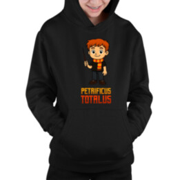 Petrificus Totalus - Ron Weasley - detská mikina s kapucňou pre fanúšikov série Harry Potter