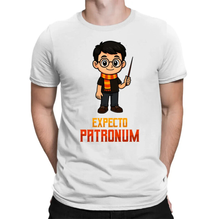 Expecto Patronum - Harry Potter - pánske tričko s potlačou pre fanúšikov série Harry Potter