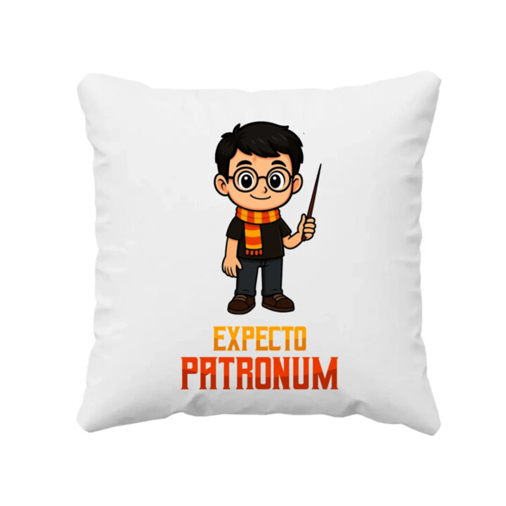 Expecto Patronum - Harry Potter - vankúš s potlačou pre fanúšikov série Harry Potter