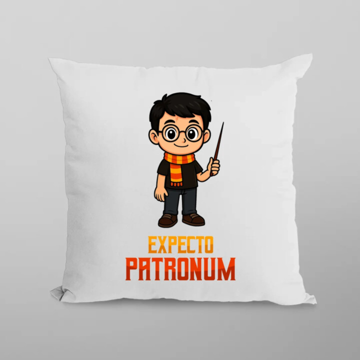 Expecto Patronum - Harry Potter - vankúš s potlačou pre fanúšikov série Harry Potter