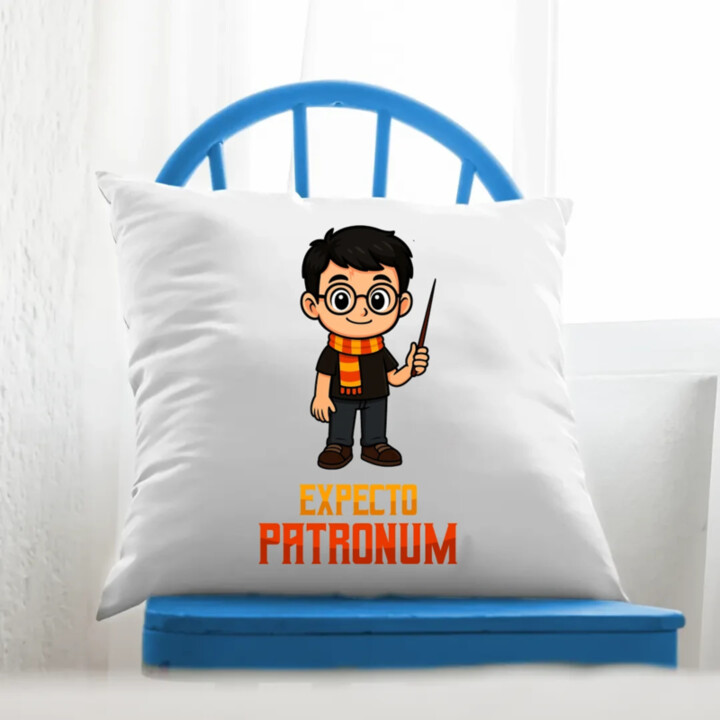 Expecto Patronum - Harry Potter - vankúš s potlačou pre fanúšikov série Harry Potter