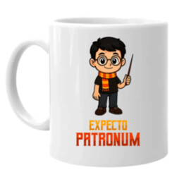 Expecto Patronum - Harry Potter - keramický hrnček s potlačou pre fanúšikov série Harry Potter