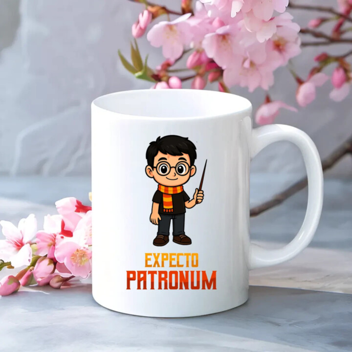 Expecto Patronum - Harry Potter - keramický hrnček s potlačou pre fanúšikov série Harry Potter