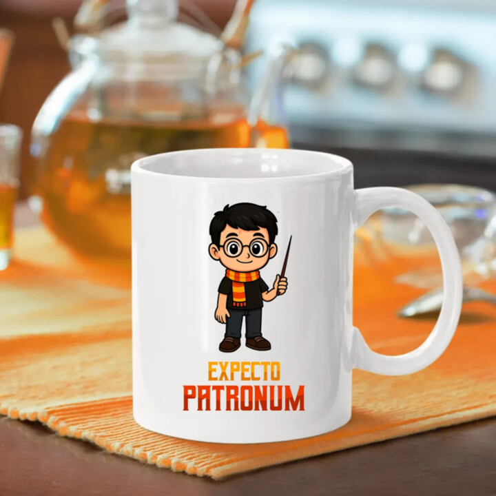 Expecto Patronum - Harry Potter - keramický hrnček s potlačou pre fanúšikov série Harry Potter