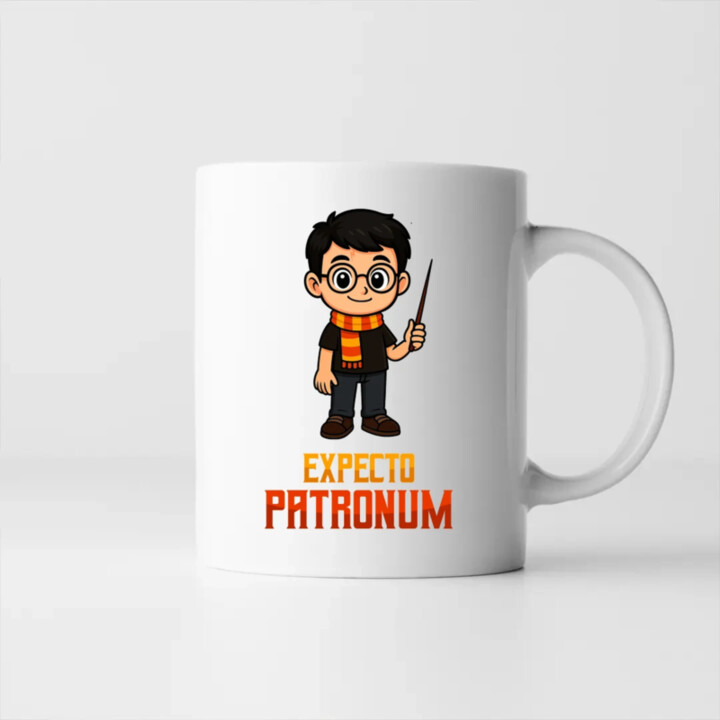 Expecto Patronum - Harry Potter - keramický hrnček s potlačou pre fanúšikov série Harry Potter