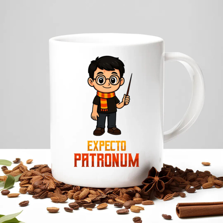 Expecto Patronum - Harry Potter - keramický hrnček s potlačou pre fanúšikov série Harry Potter