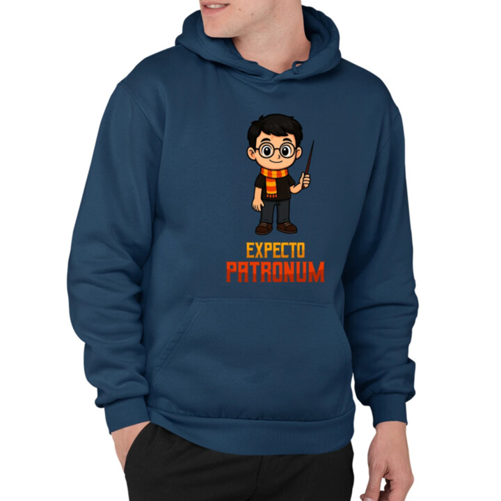 Expecto Patronum - Harry Potter  - pánska mikina s potlačou pre fanúšikov série Harry Potter