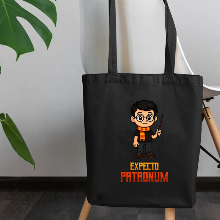 Expecto Patronum - Harry Potter - taška s potlačou pre fanúšikov série Harry Potter