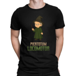 Piertotum Locomotor - Minerwa McGonagall - pánske tričko s potlačou pre fanúšikov série Harry Potter