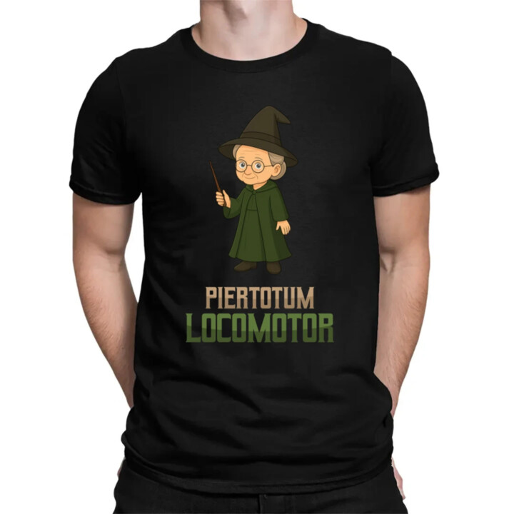 Piertotum Locomotor - Minerwa McGonagall - pánske tričko s potlačou pre fanúšikov série Harry Potter