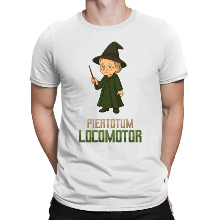 Piertotum Locomotor - Minerwa McGonagall - pánske tričko s potlačou pre fanúšikov série Harry Potter