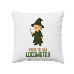 Piertotum Locomotor - Minerwa McGonagall - vankúš s potlačou pre fanúšikov série Harry Potter