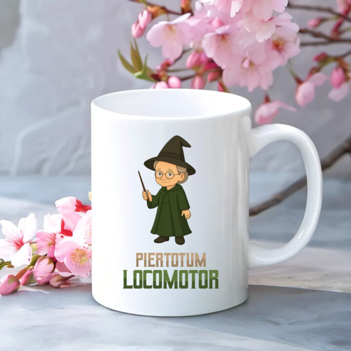 Piertotum Locomotor - Minerwa McGonagall - keramický hrnček s potlačou pre fanúšikov série Harry Potter