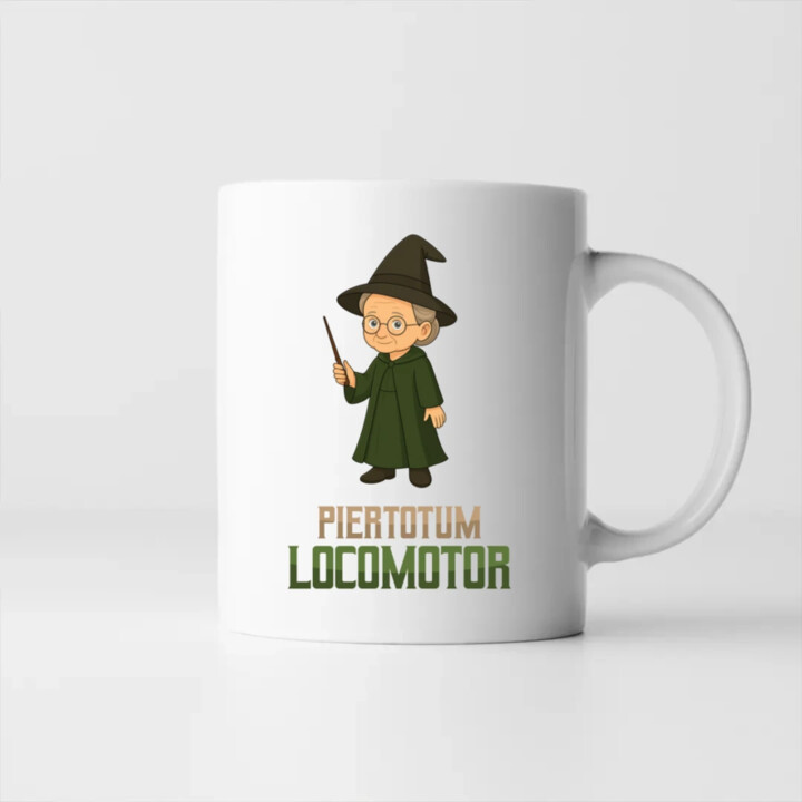 Piertotum Locomotor - Minerwa McGonagall - keramický hrnček s potlačou pre fanúšikov série Harry Potter