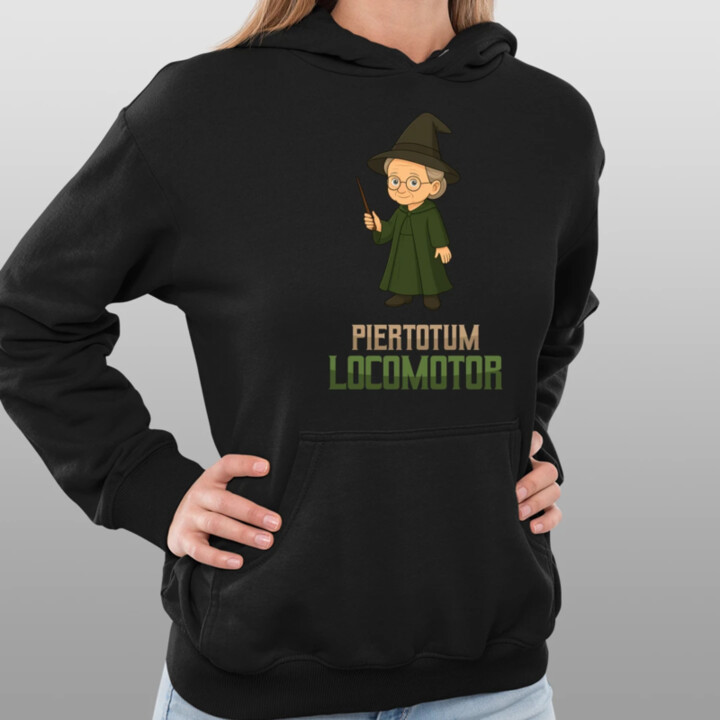 Piertotum Locomotor - Minerwa McGonagall  - dámska mikina s potlačou pre fanúšikov série Harry Potter
